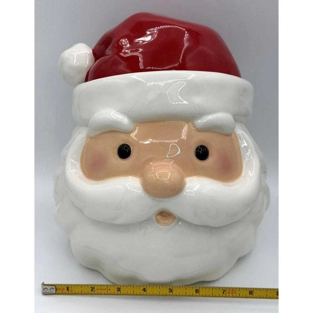 Pottery Barn Kids Santa Cookie Jar Rudolph the Red Nosed Reindeer Large EUC